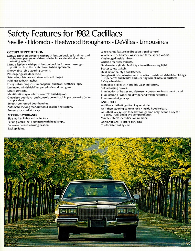 1982 Cadillac Prestige Brochure Page 24